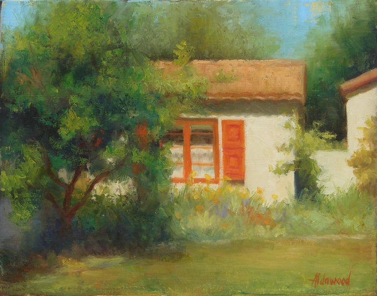 Sherri Aldawood San Diego Cottage Oil Painting For Sale At 1stdibs