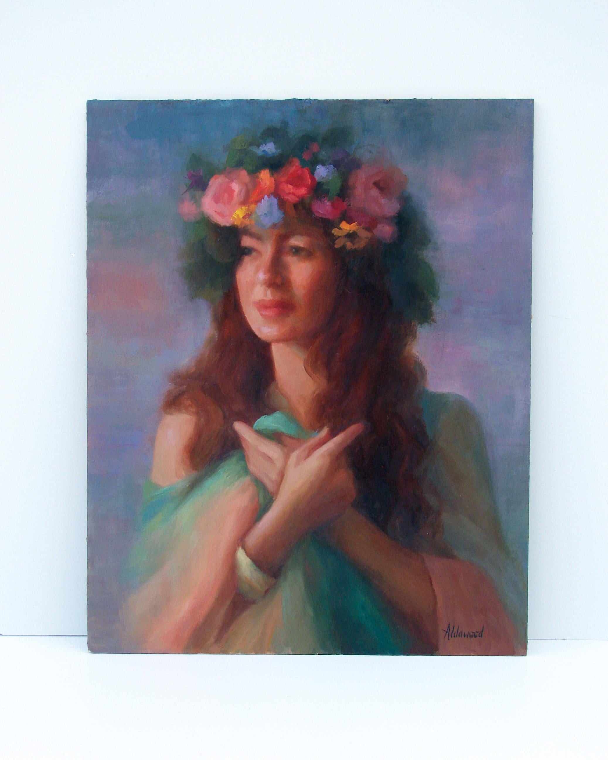 Fiori di primavera, pittura a olio - Painting Contemporaneo di Sherri Aldawood