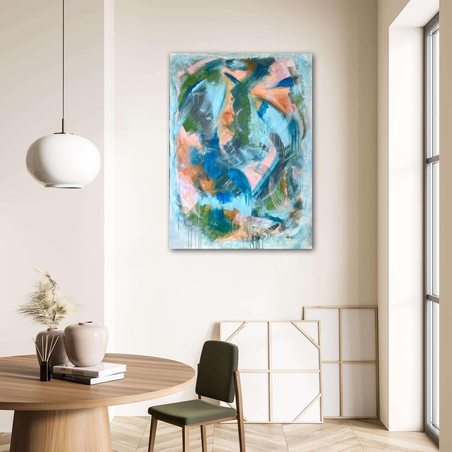 Una grande avventura 2
36,0 x 48,0 x 1,5, 7,0 libbre 
Acrilico
Firmato a mano dall'artista

Commento dell'artista: 
