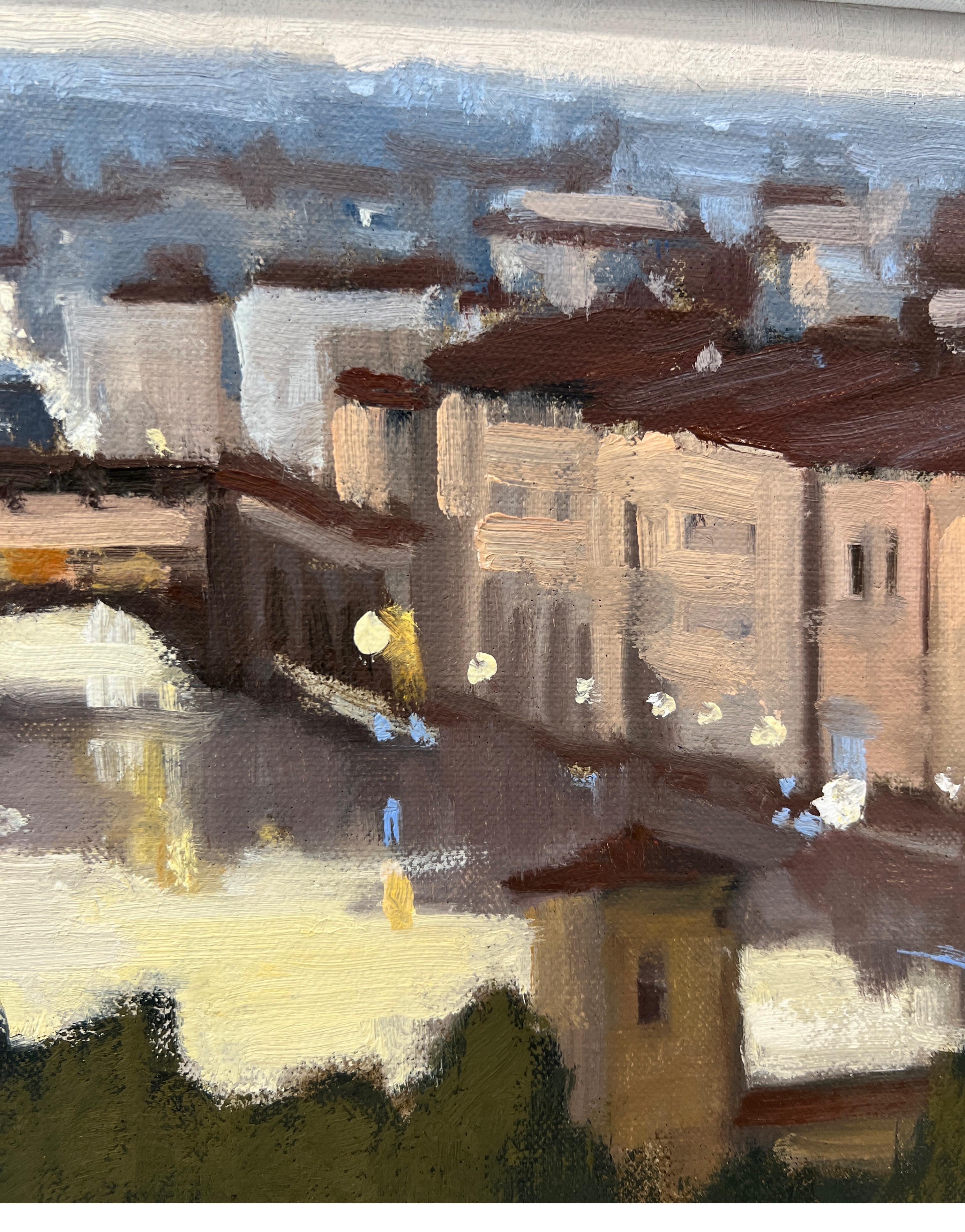 Hilltop View of Florence by Sherrie Russ Levine, Italy Painting 5