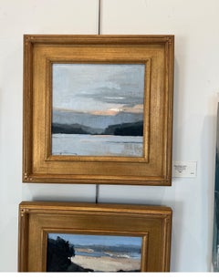 Tranquil Moments by Sherrie Russ Levine, Landscape Painting, Blue