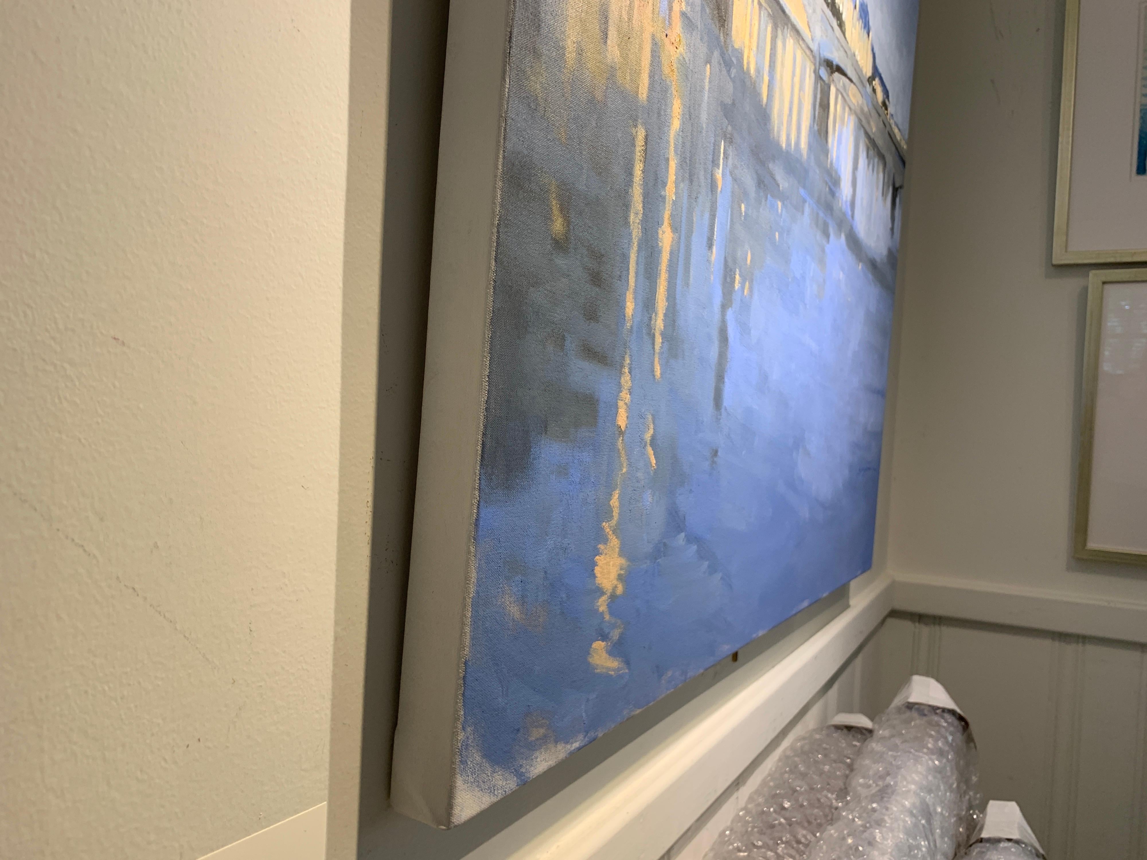 Twilight on the City by Sherrie Russ Levine, Parisian Painting, Eiffel Tower 2