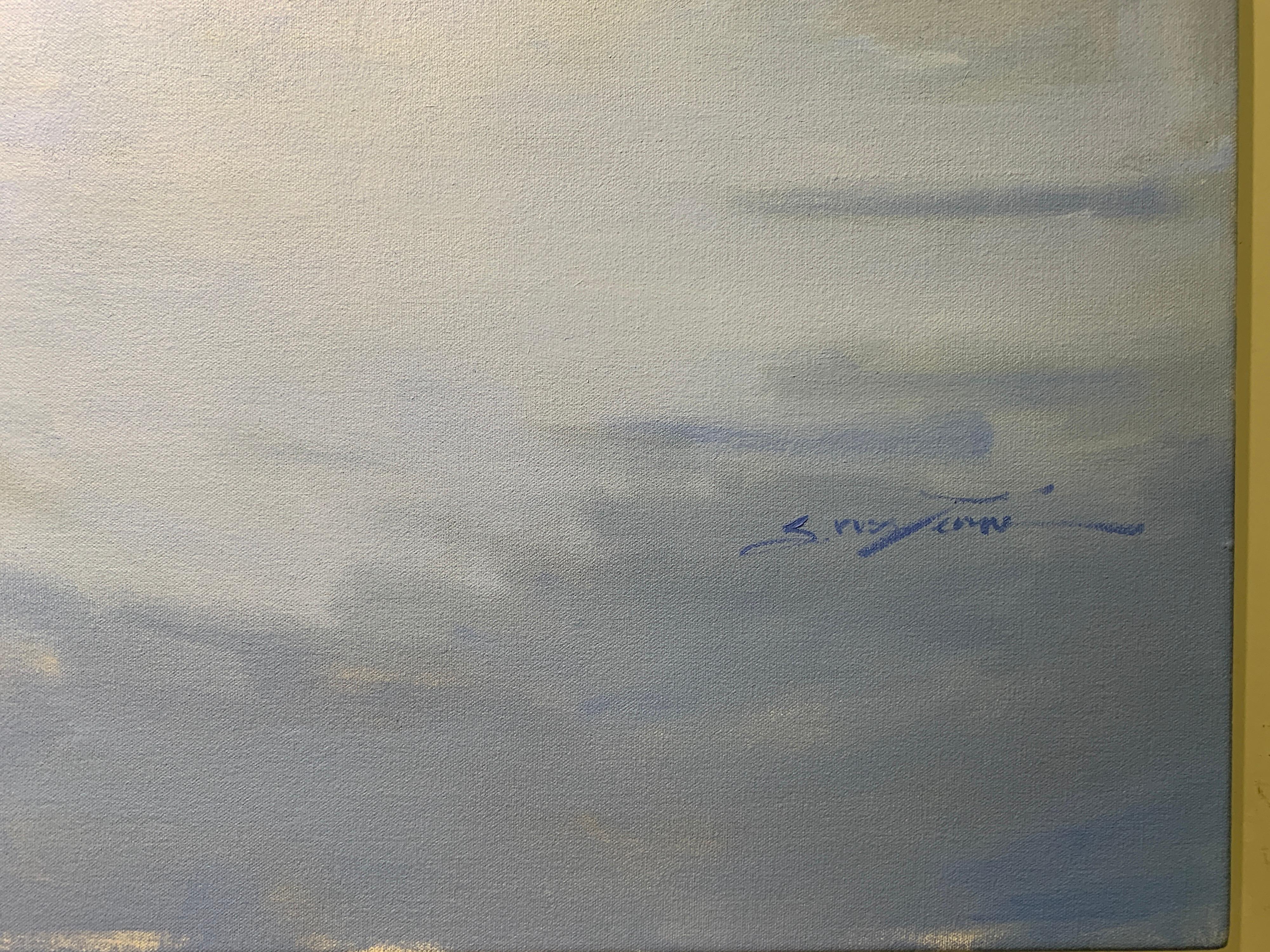 Twilight on the City by Sherrie Russ Levine, Parisian Painting, Eiffel Tower 4