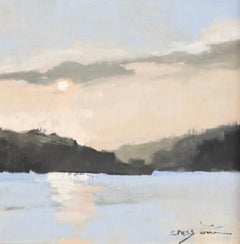 Under the Southern Sun by Sherrie Russ Levine, Framed Landscape Painting, Water