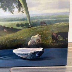 Sherrie Wolf, 1952-, “Spring Morning” Photorealistic Still Life, Ref. Bierstadt