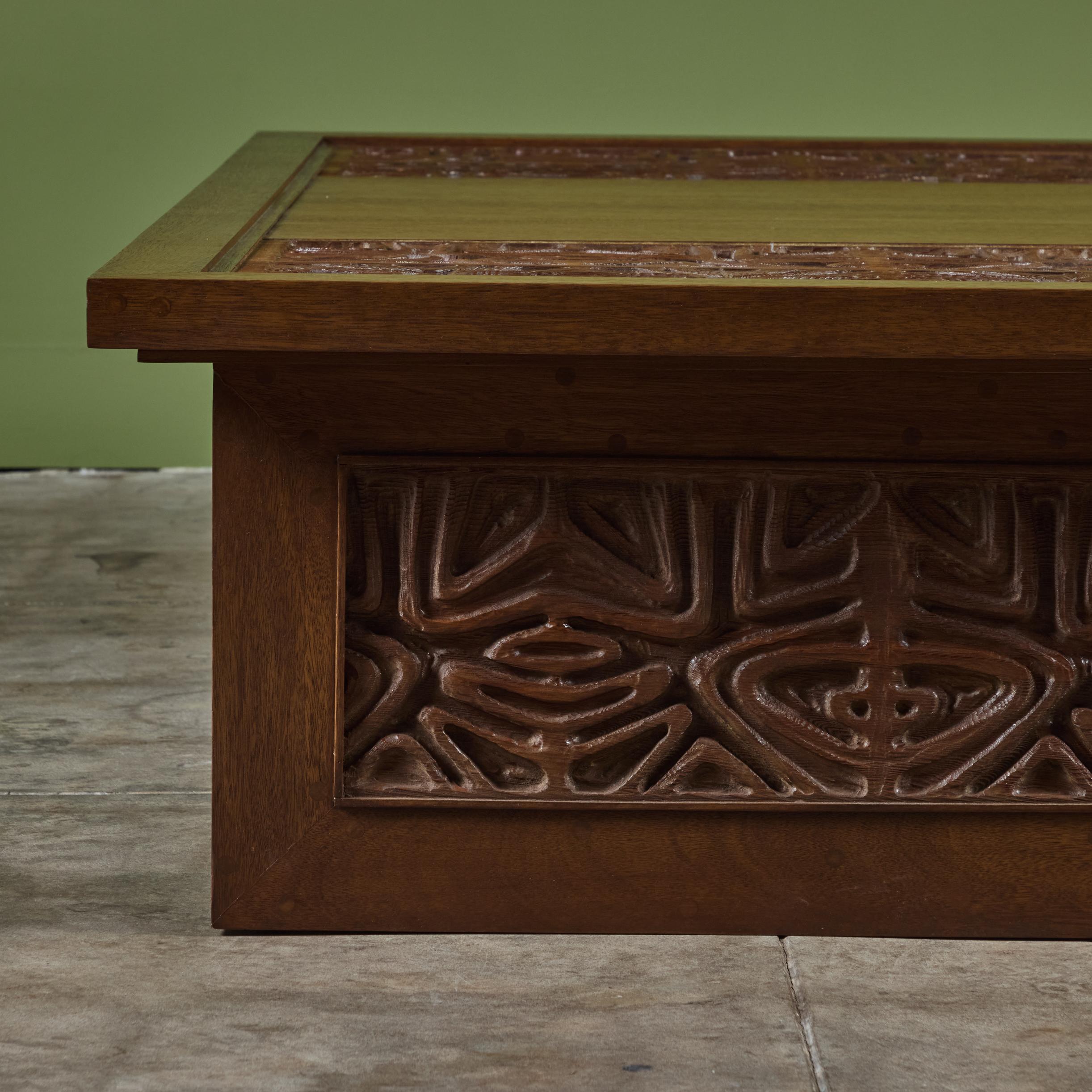 Table basse en acajou Sherrill Broudy pour Forms and Surfaces en vente 6