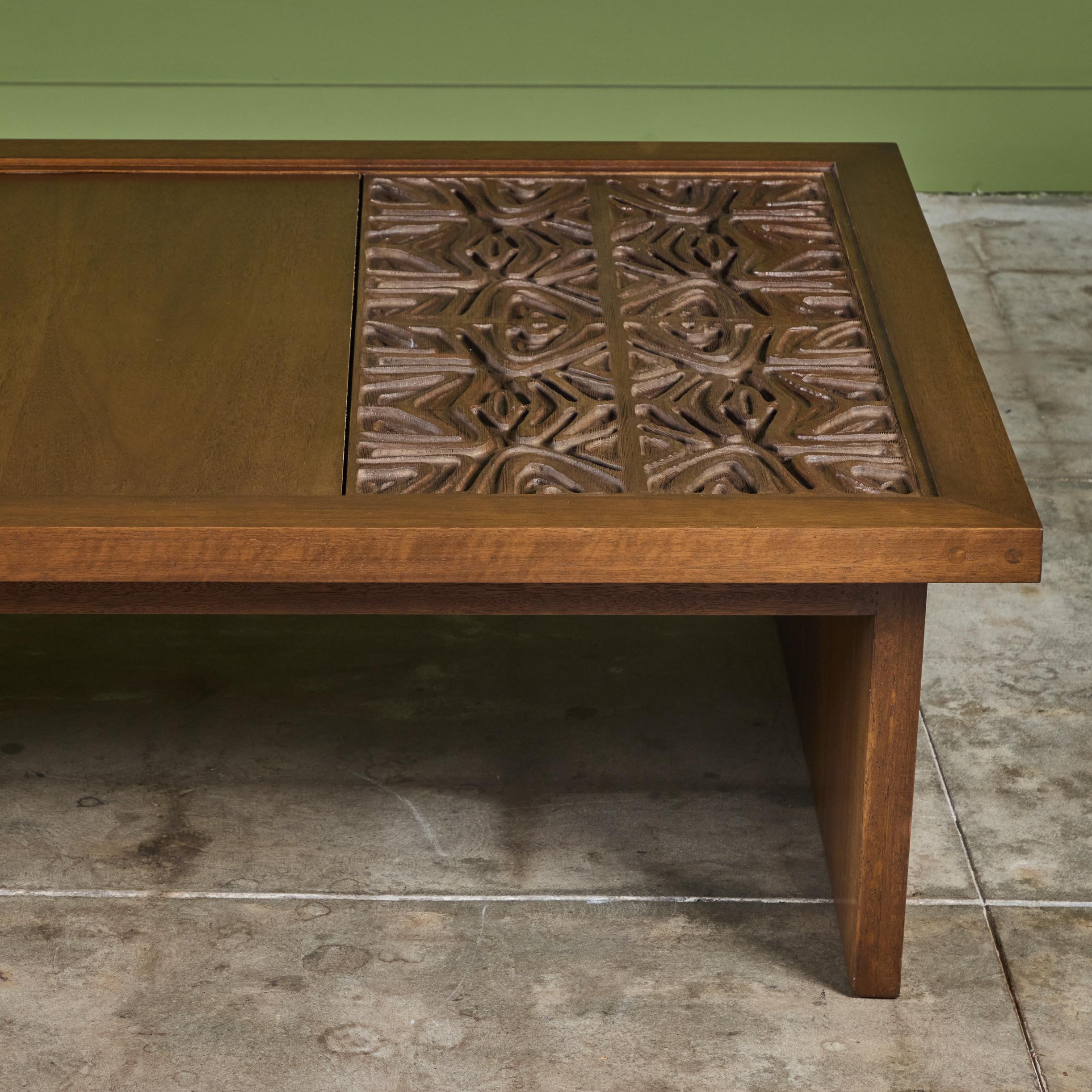 Table basse en acajou Sherrill Broudy pour Forms and Surfaces en vente 8