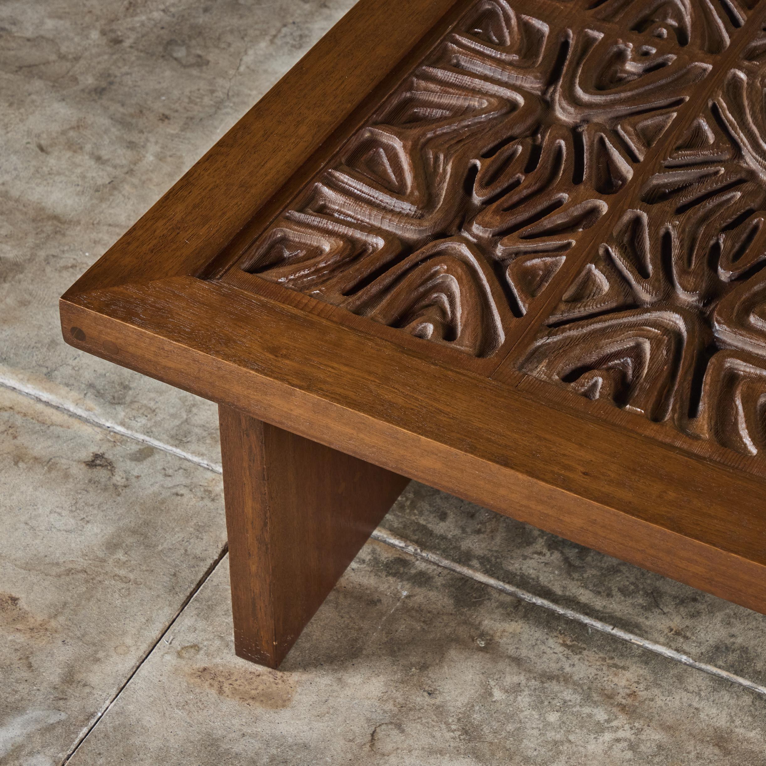 Table basse en acajou Sherrill Broudy pour Forms and Surfaces en vente 12