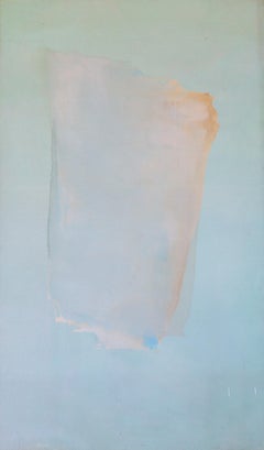 "Coarse Aggregate" Sherron Francis, Light Blue, Lyrical, Abstract Expressionism