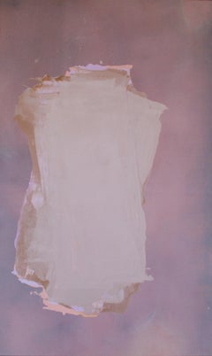 "Grey Nomad" Sherron Francis, Pastel Pink, Purple, Abstract Expressionist