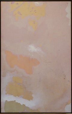 "Pete's Neck", Sherron Francis, Female Abstract Expressionist, Beige Color Field