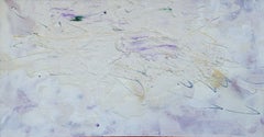 "Plum Bob" Sherron Francis, White, Light Purple, Female Abstract Expressionist