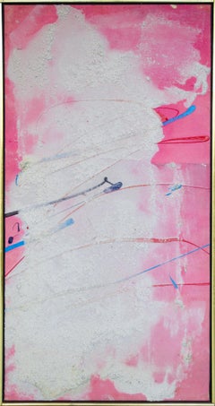 Vintage "Untitled, " Sherron Francis, Female Abstract Expressionism, Pink Lyrical