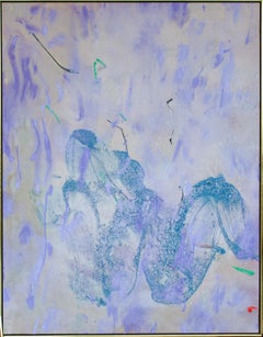 "Untitled, " Sherron Francis, Female Abstract Expressionism, Purple Color Field