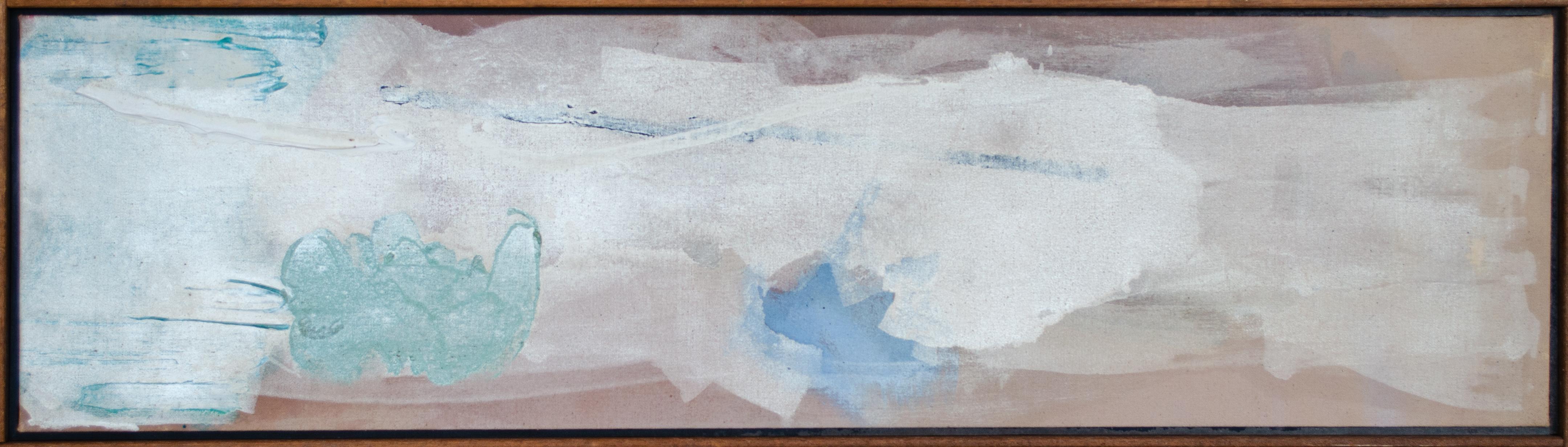 SHERRON FRANCIS (AMERICAN, B. 1940)
Untitled, circa 1980
Acrylic on canvas
12 1/2 x 45 inches
Signed on the reverse

A reappraisal is long overdue for the second-generation abstract expressionists. Artists such as Helen Frankenthaler, Morris Louis,