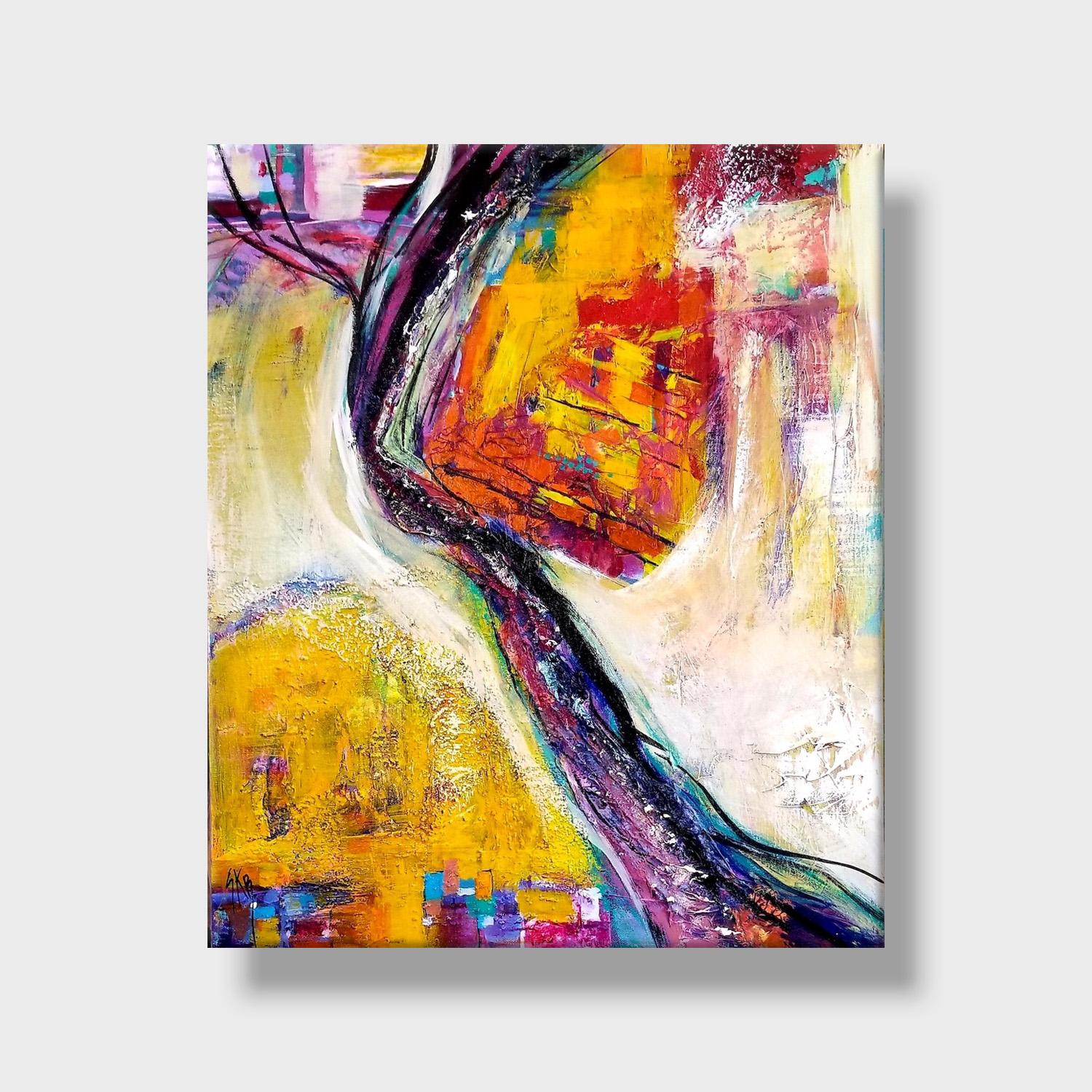 Abstract Expressionist Painting: 
