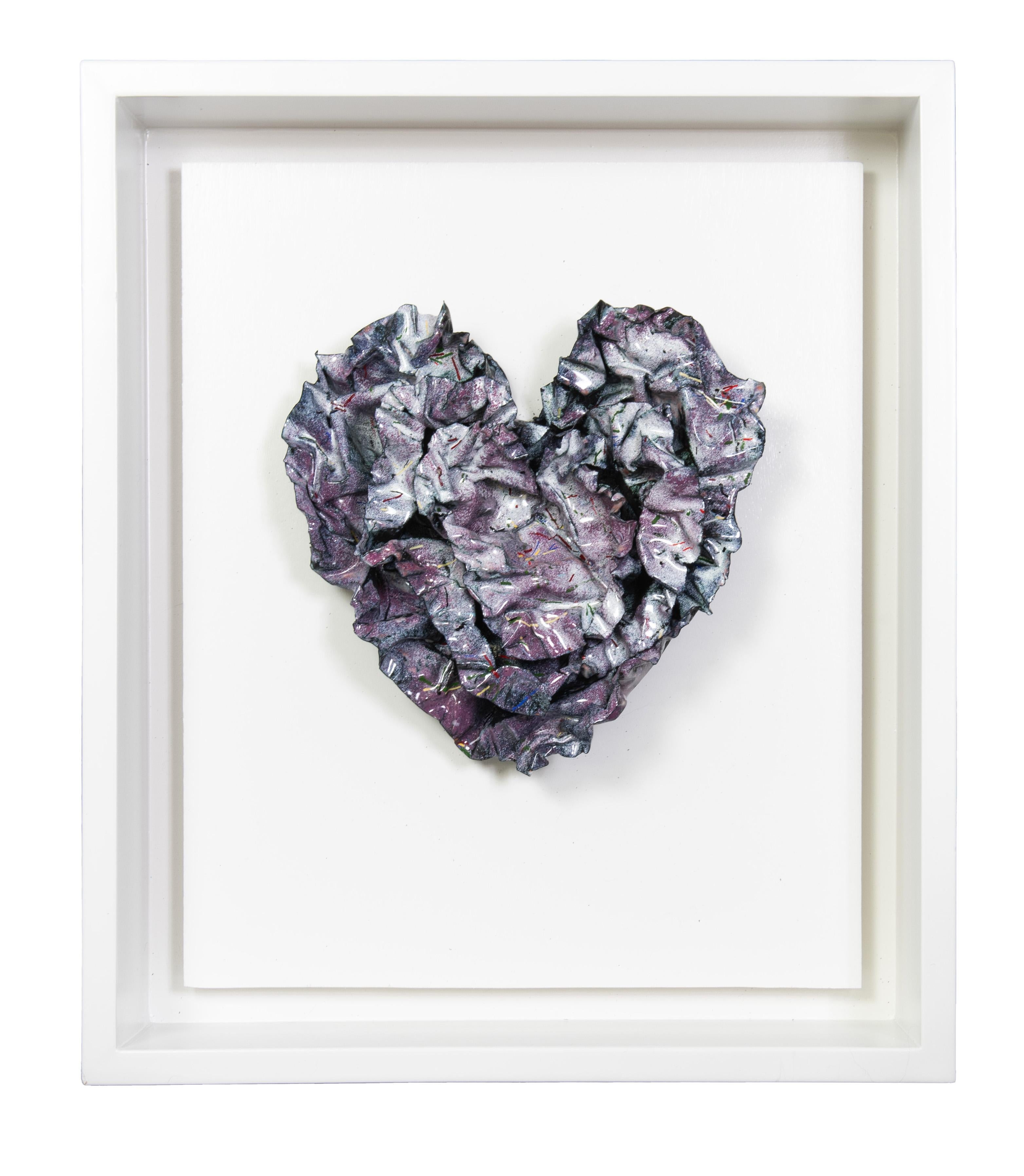 Sherry Been Abstract Sculpture - "Creative Heart" Abstract Wall Art Sculpture, 2024