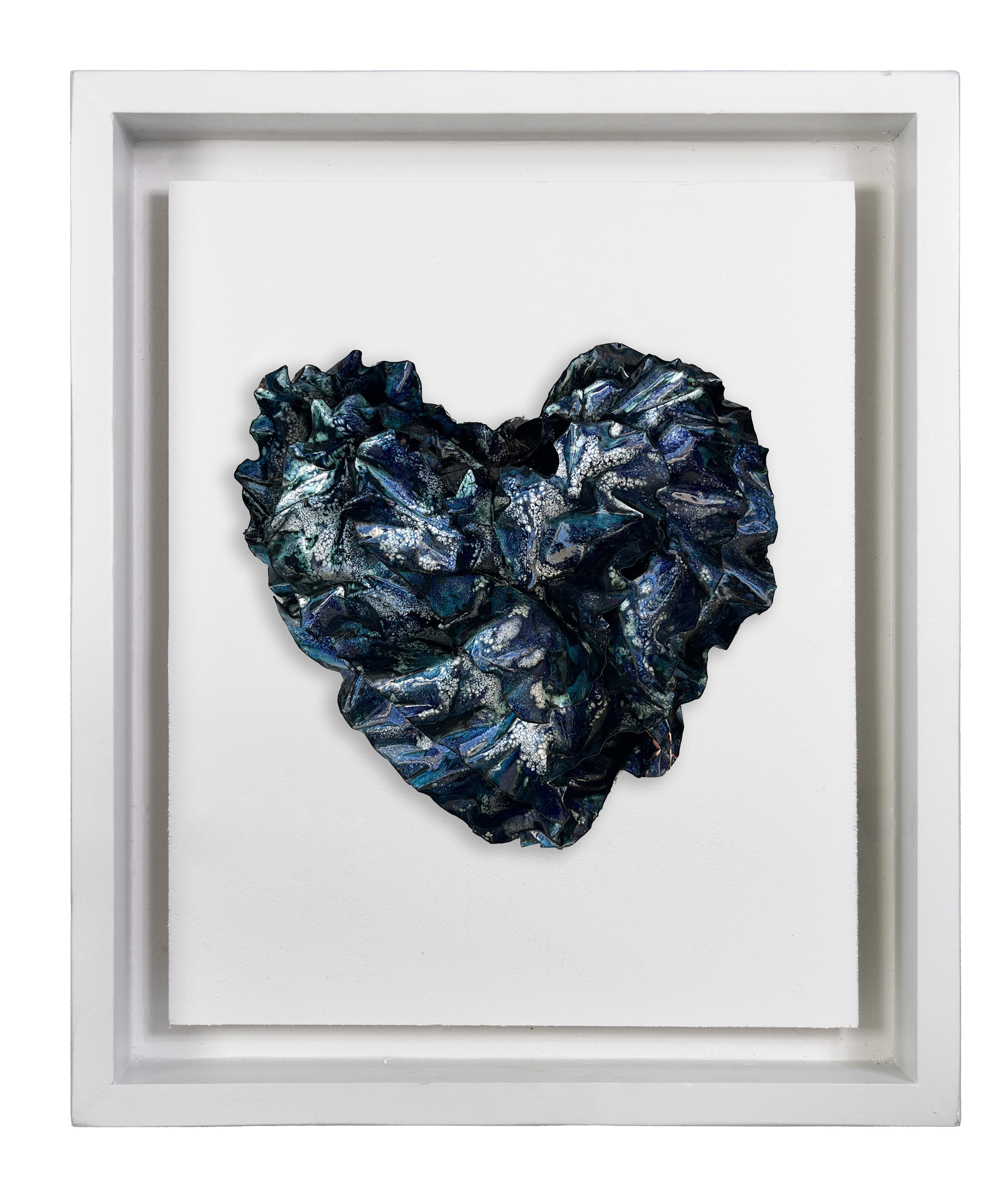Sherry Been Abstract Sculpture - "Distant Heart" Abstract Wall Art Sculpture, 2023