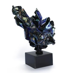 "Offset Heart" Abstract Art Sculpture, 2023