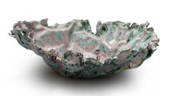 "Red Bowl" Abstract Sculpture, 2022