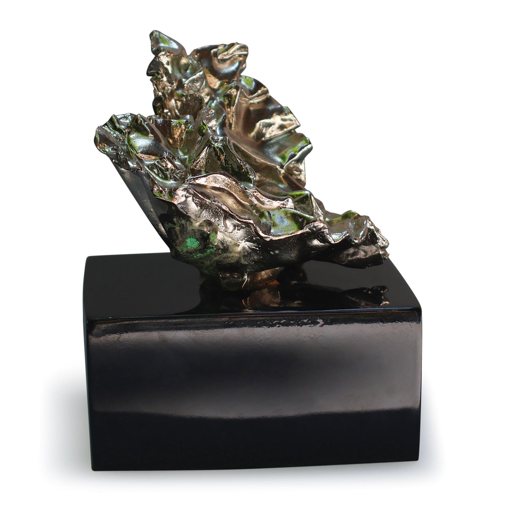 Sculpture d'art abstraite Silver Heart, 2023 en vente 2
