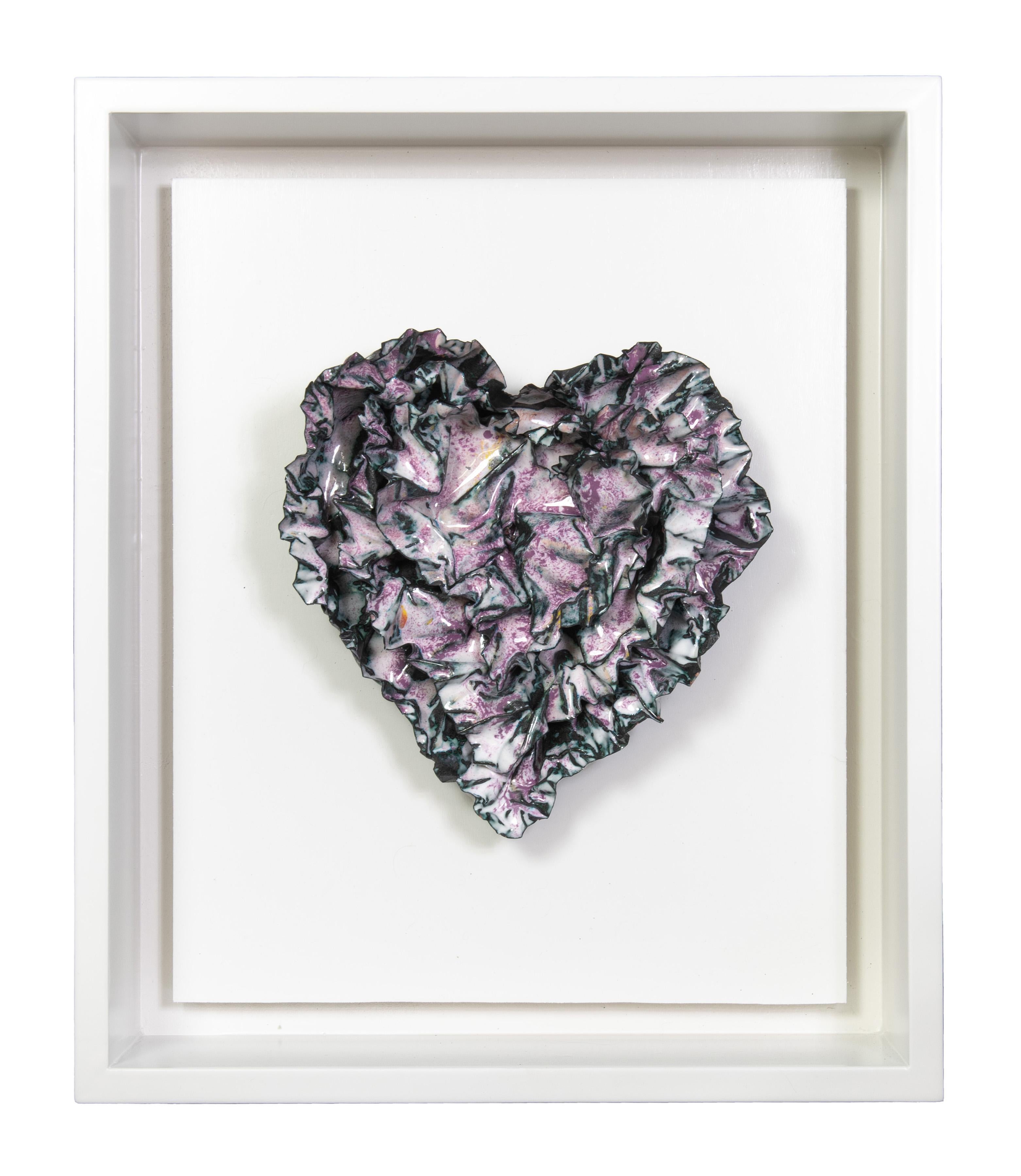 Sherry Been Abstract Sculpture - "Springtime Heart" Abstract Wall Art Sculpture, 2023