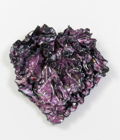 "Sweltering Heart" Abstract Wall Art Sculpture, 2023