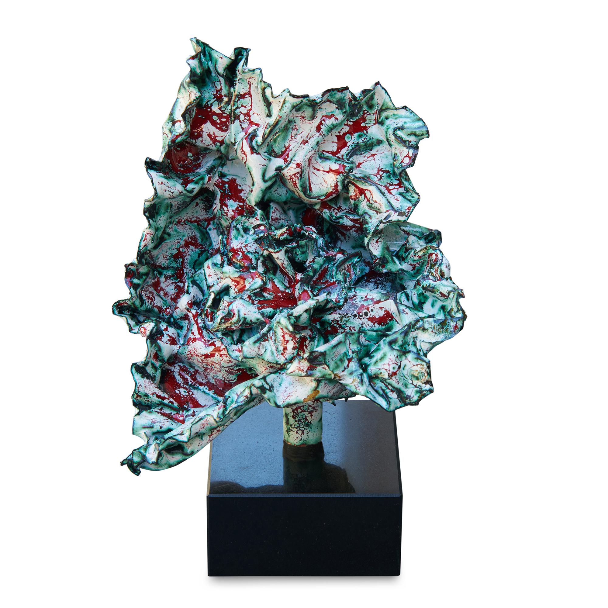 Sherry Been Abstract Sculpture - "Visceral" Abstract Art Sculpture, 2023