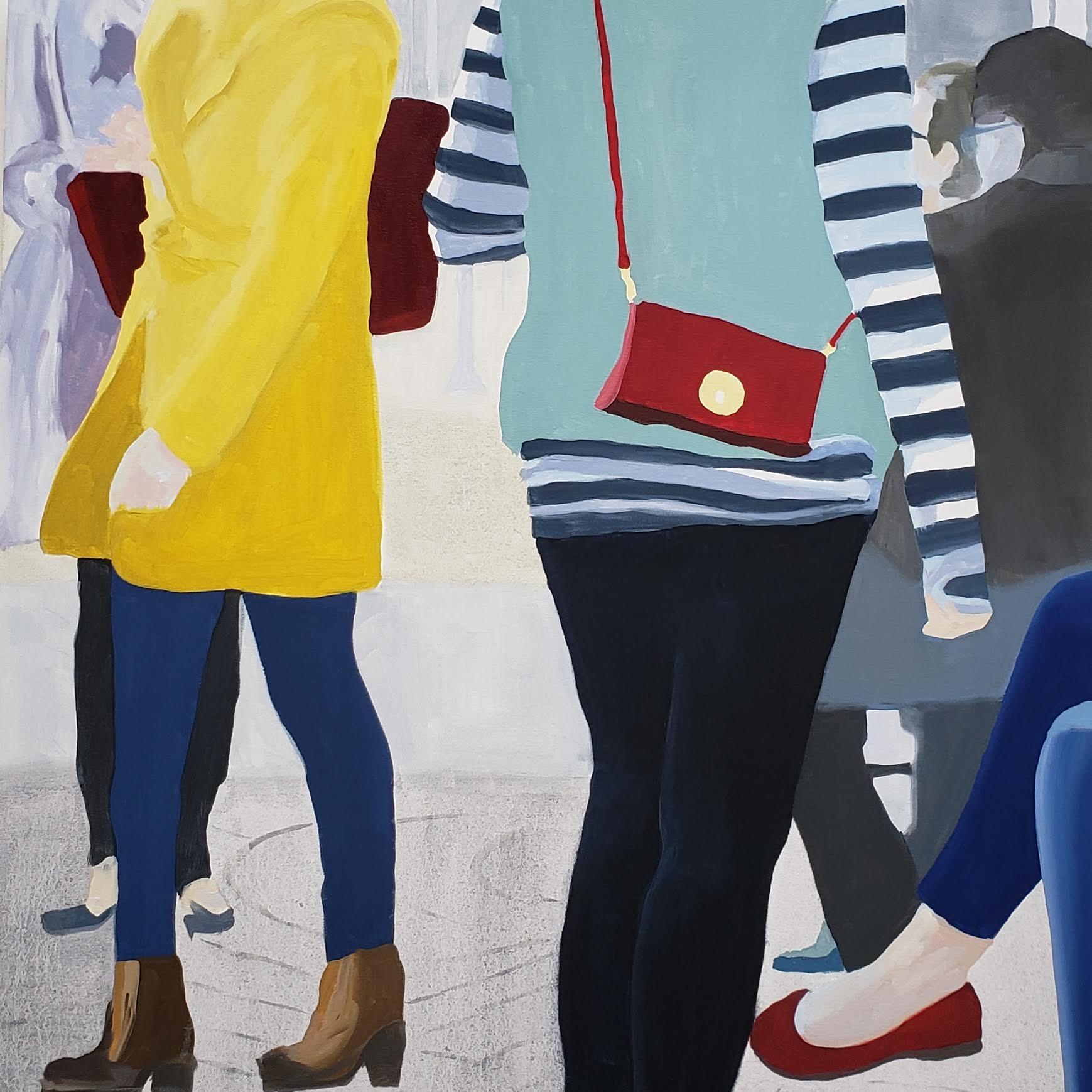 Abstract Painting di Sherry Czekus - Downtown, Penisola