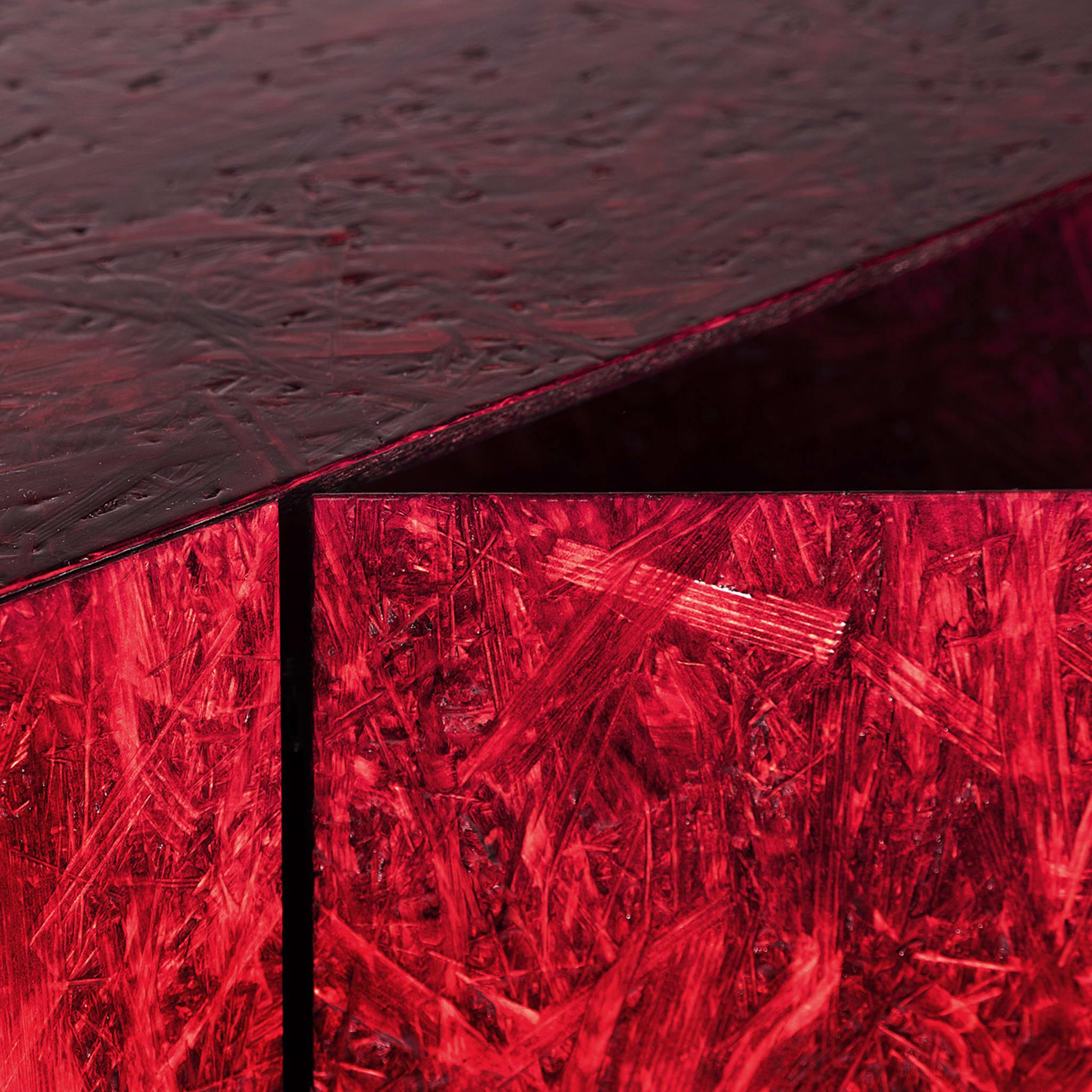 Italian Sherwood Sideboard Red by Fabrizio Contaldo  For Sale