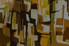 Sherwood Suter, Abstract Painting, Oil on Canvas, USA, 1960s