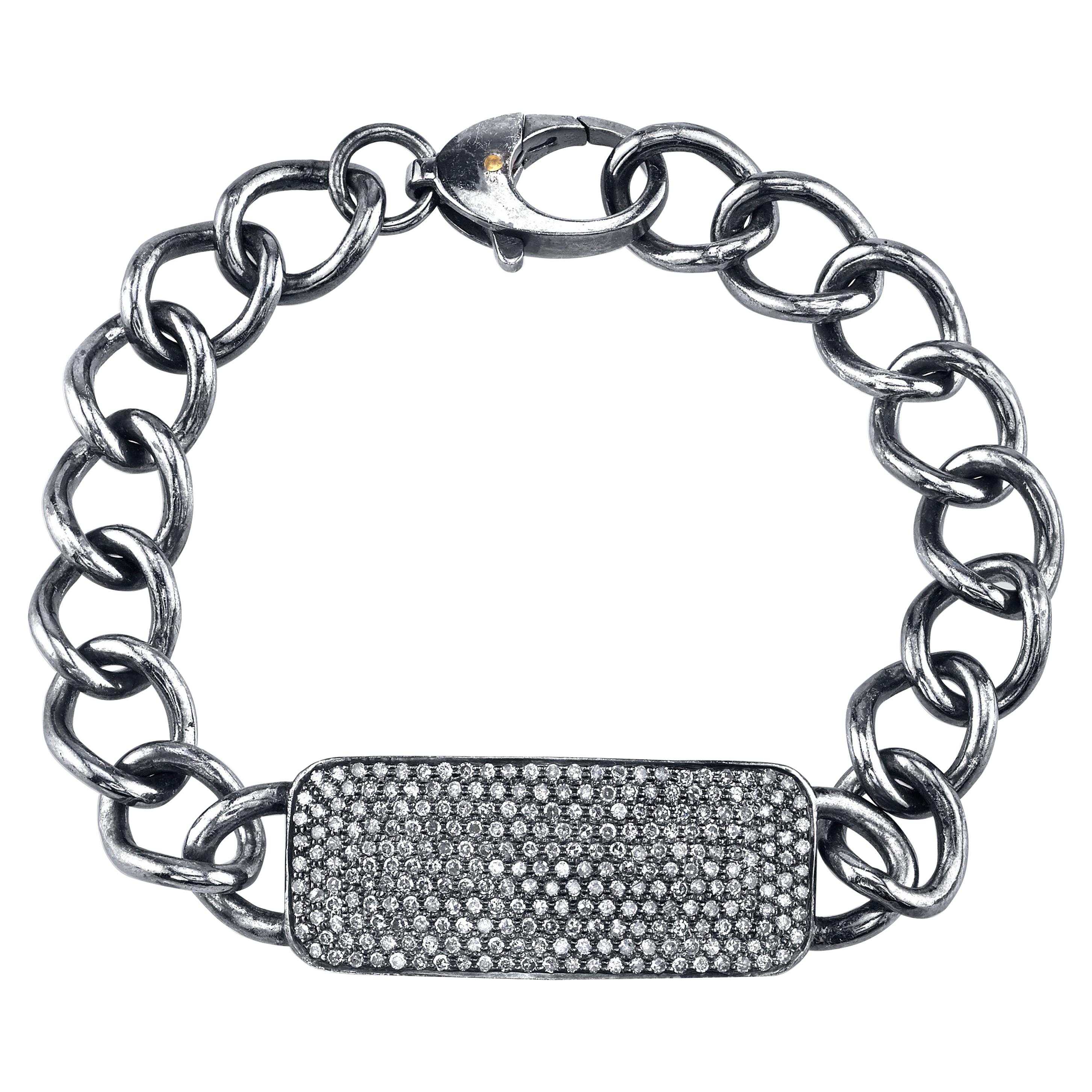 Sheryl Lowe Diamond ID Bracelet