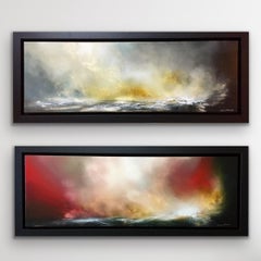 Díptico Una quietud lejana y Bailando con los cielos, Pintura original