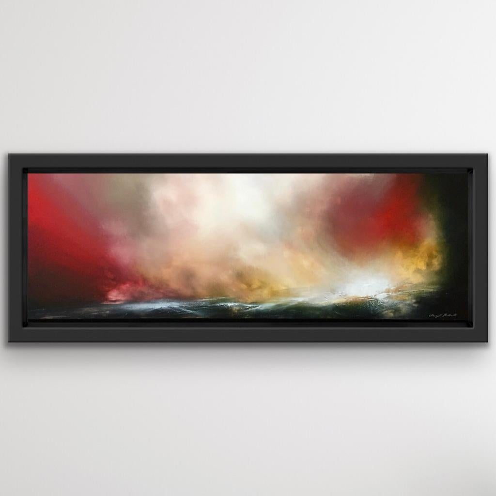Dancing with the Skies, Turner Style Painting, Abstract Romantic Painting For Sale 1