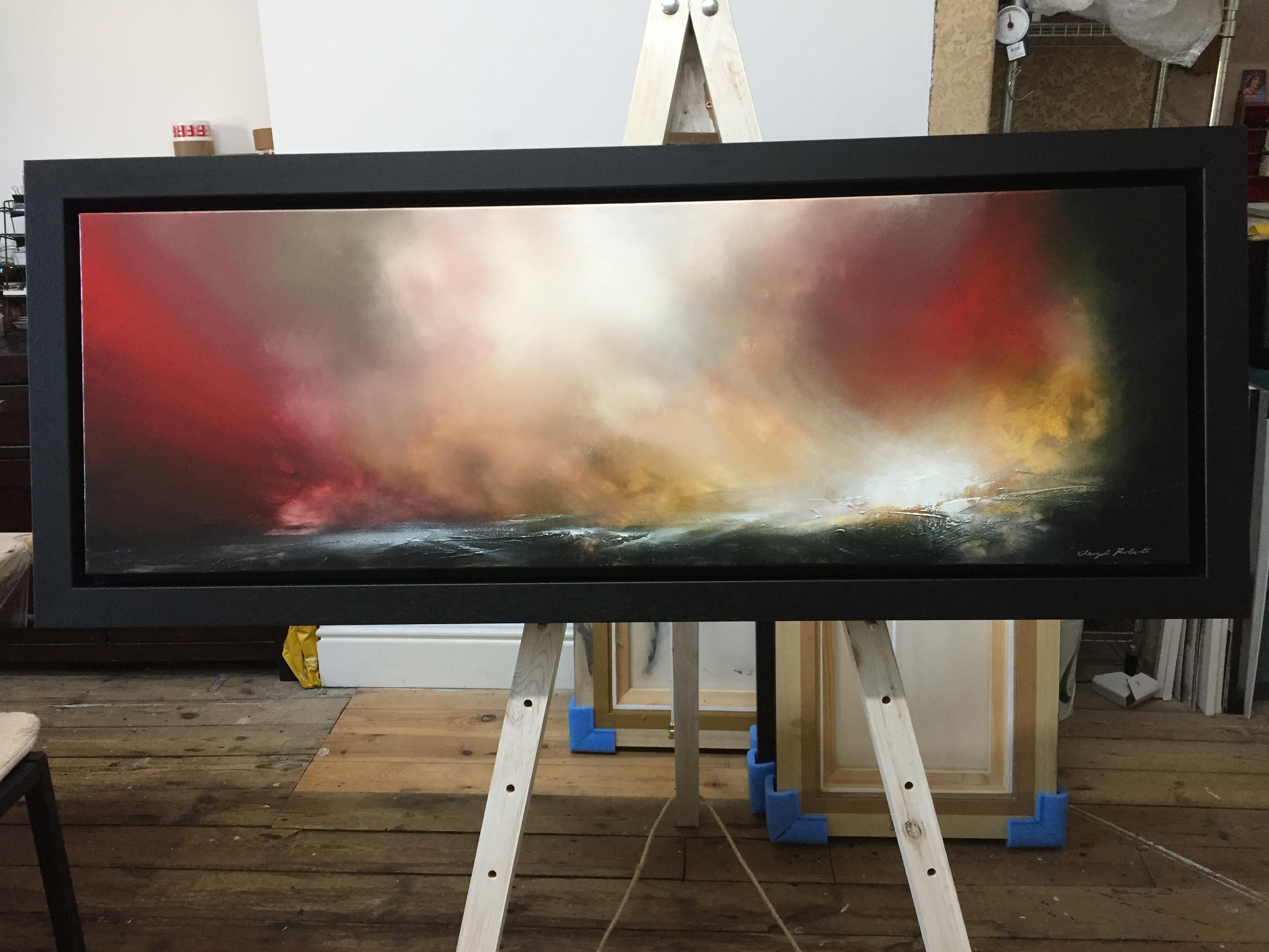 Dancing with the Skies, Turner Style Painting, Abstract Romantic Painting For Sale 1