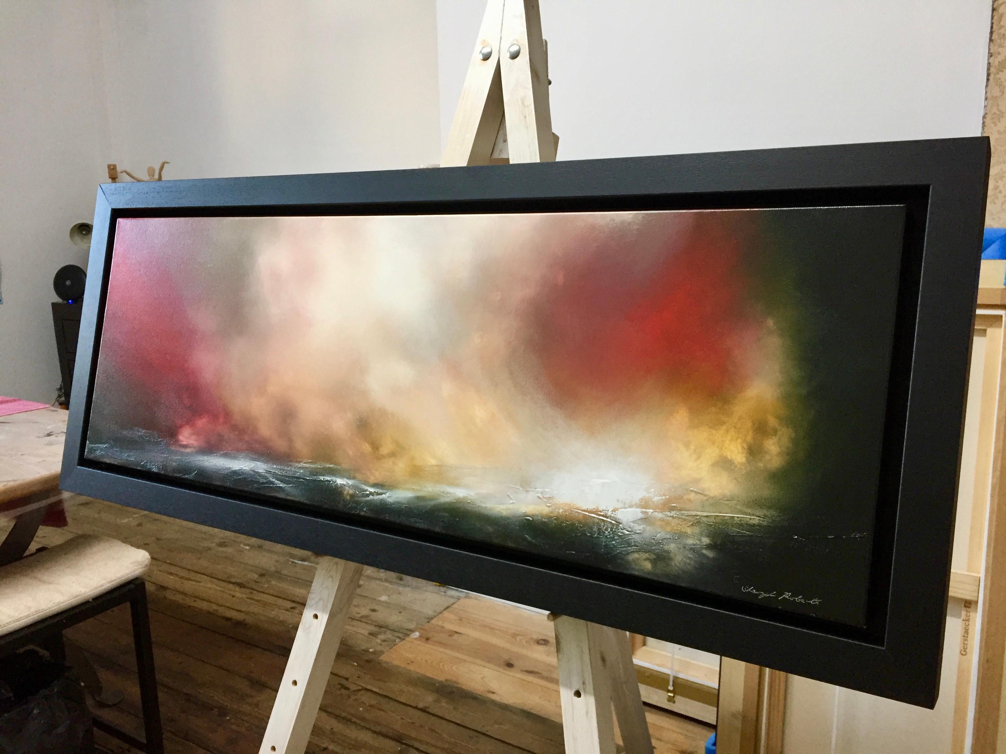 Dancing with the Skies, Turner Style Painting, Abstract Romantic Painting For Sale 2