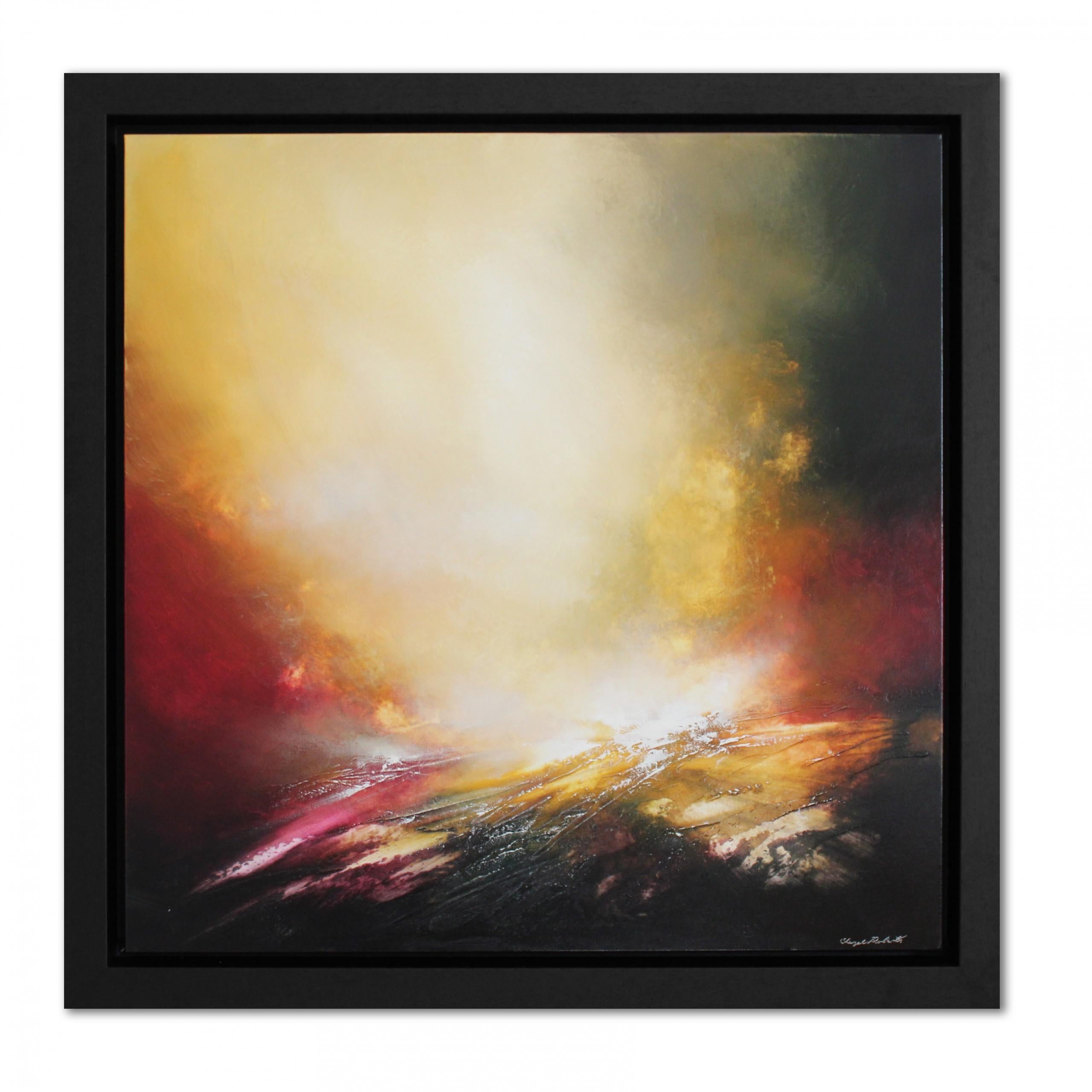 HOMEWARD BOUND, Pintura original, Arte abstracto, Paisaje - Painting Abstracto de Sheryl Roberts