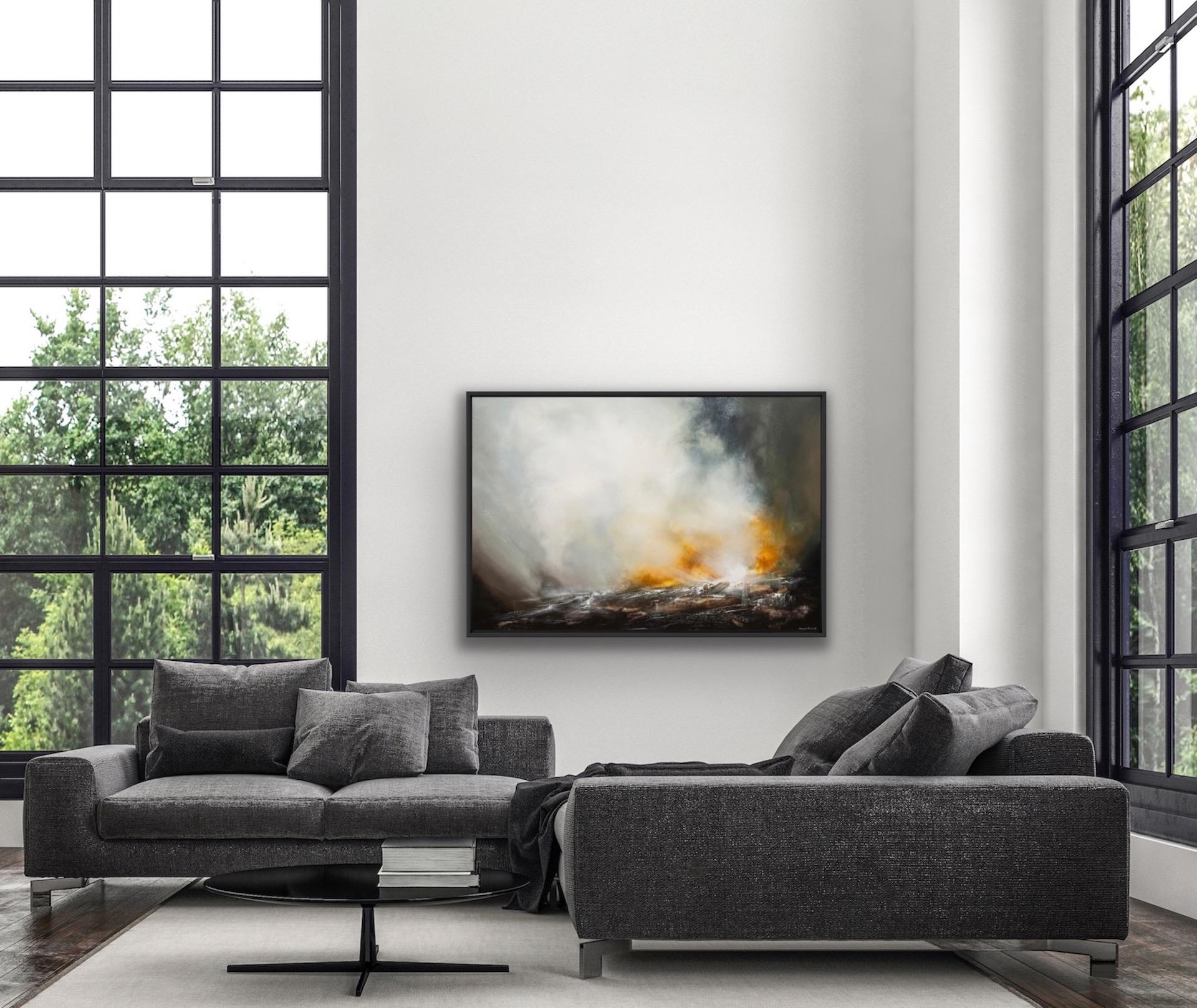 Sheryl Roberts, Il nostro sentiero, Paesaggio di brughiera, Pittura a olio originale in vendita 6
