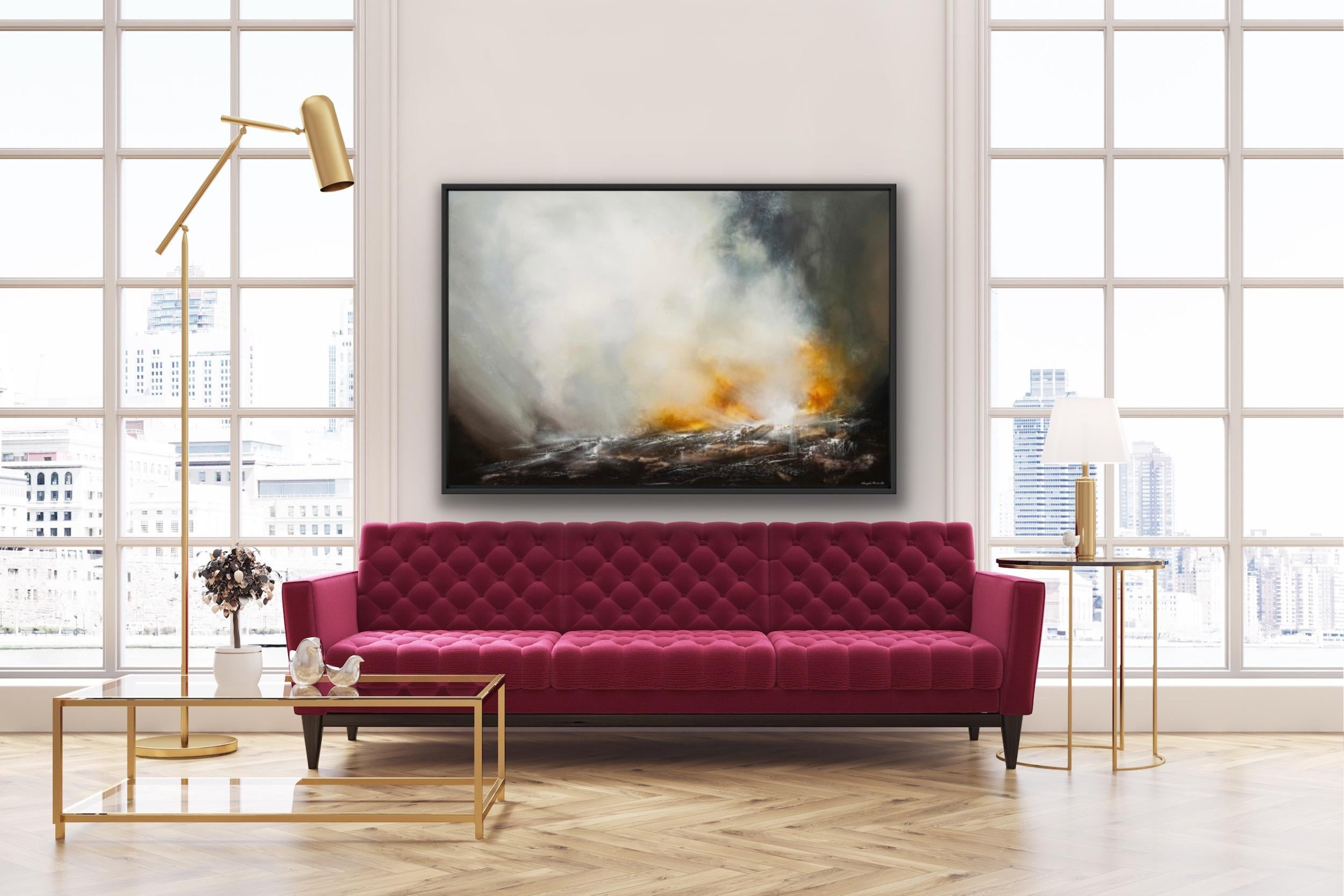 Sheryl Roberts, Il nostro sentiero, Paesaggio di brughiera, Pittura a olio originale in vendita 8