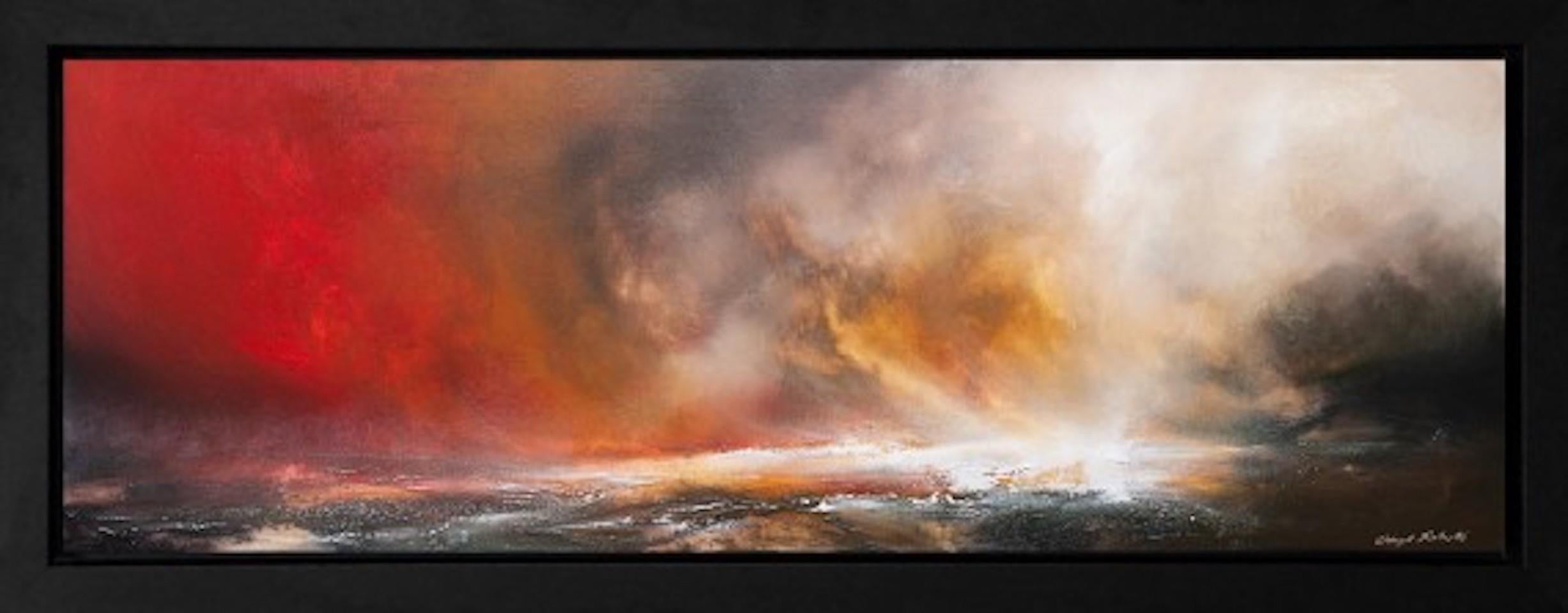 The Royal Storm, Original Skyscape Painting, Contemporary Statement Art  For Sale 1