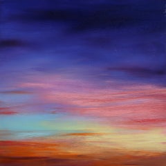 Anochecer, Pintura, Óleo sobre panel de madera
