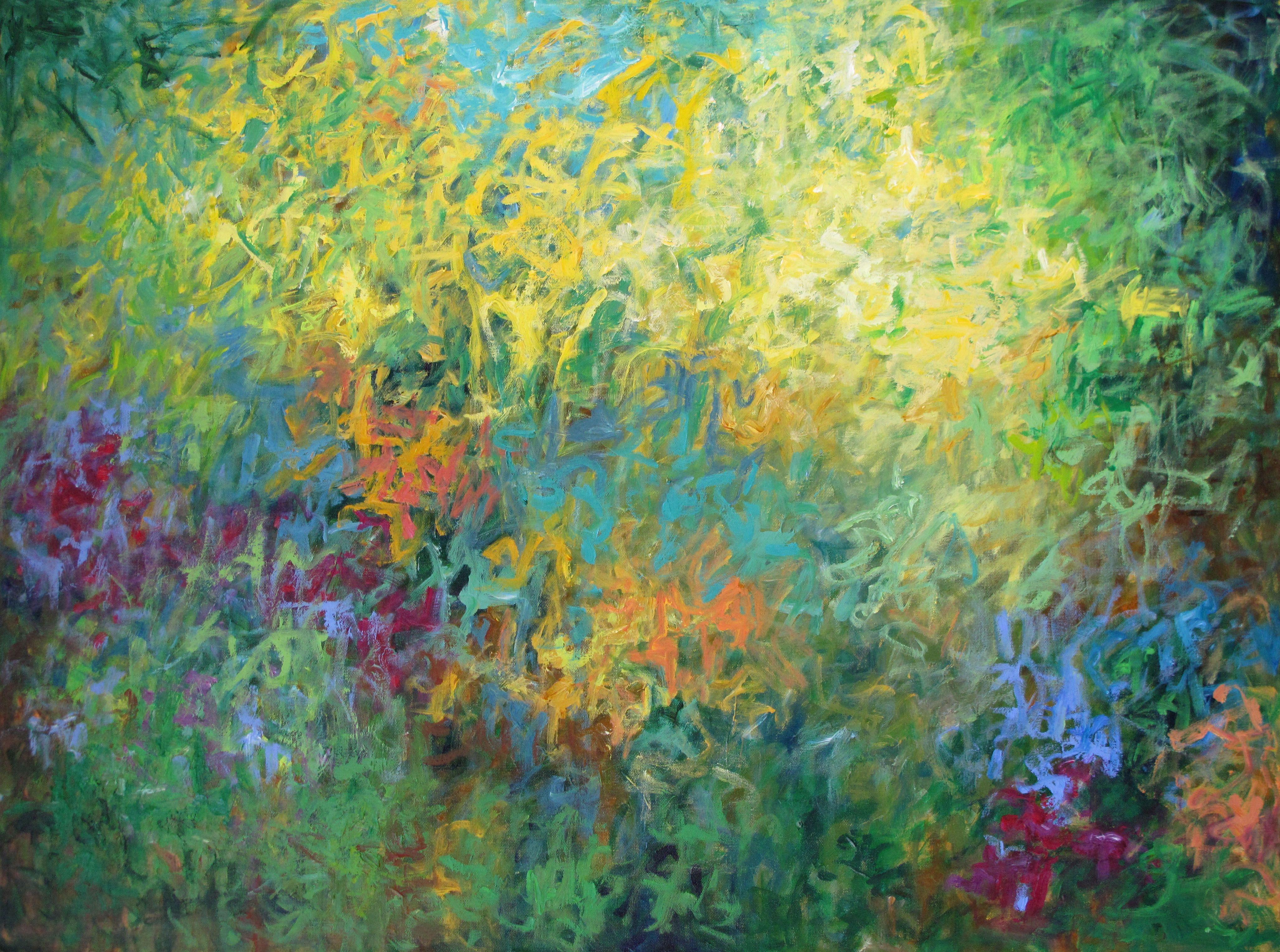 Sheryl Tempchin Abstract Painting - Sonata, Painting, Acrylic on Canvas