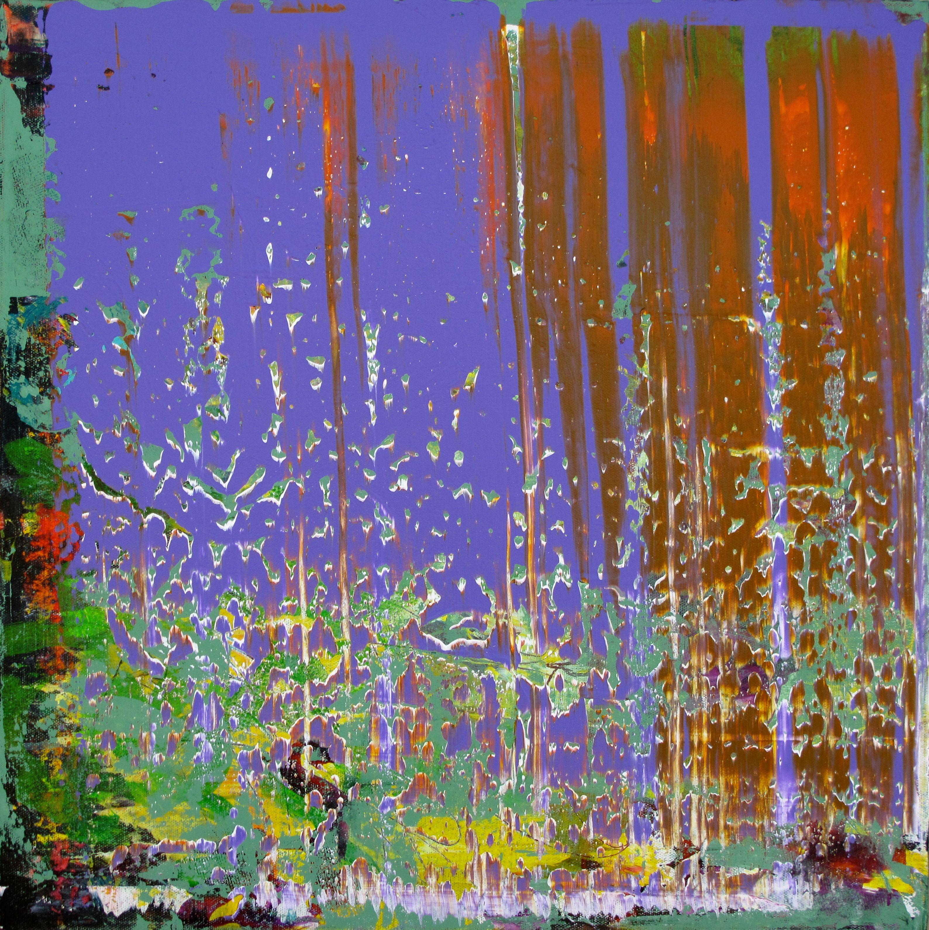 Abstract Painting di Sheryl Tempchin - Sottomarino, Pittura, Acrilico su tela