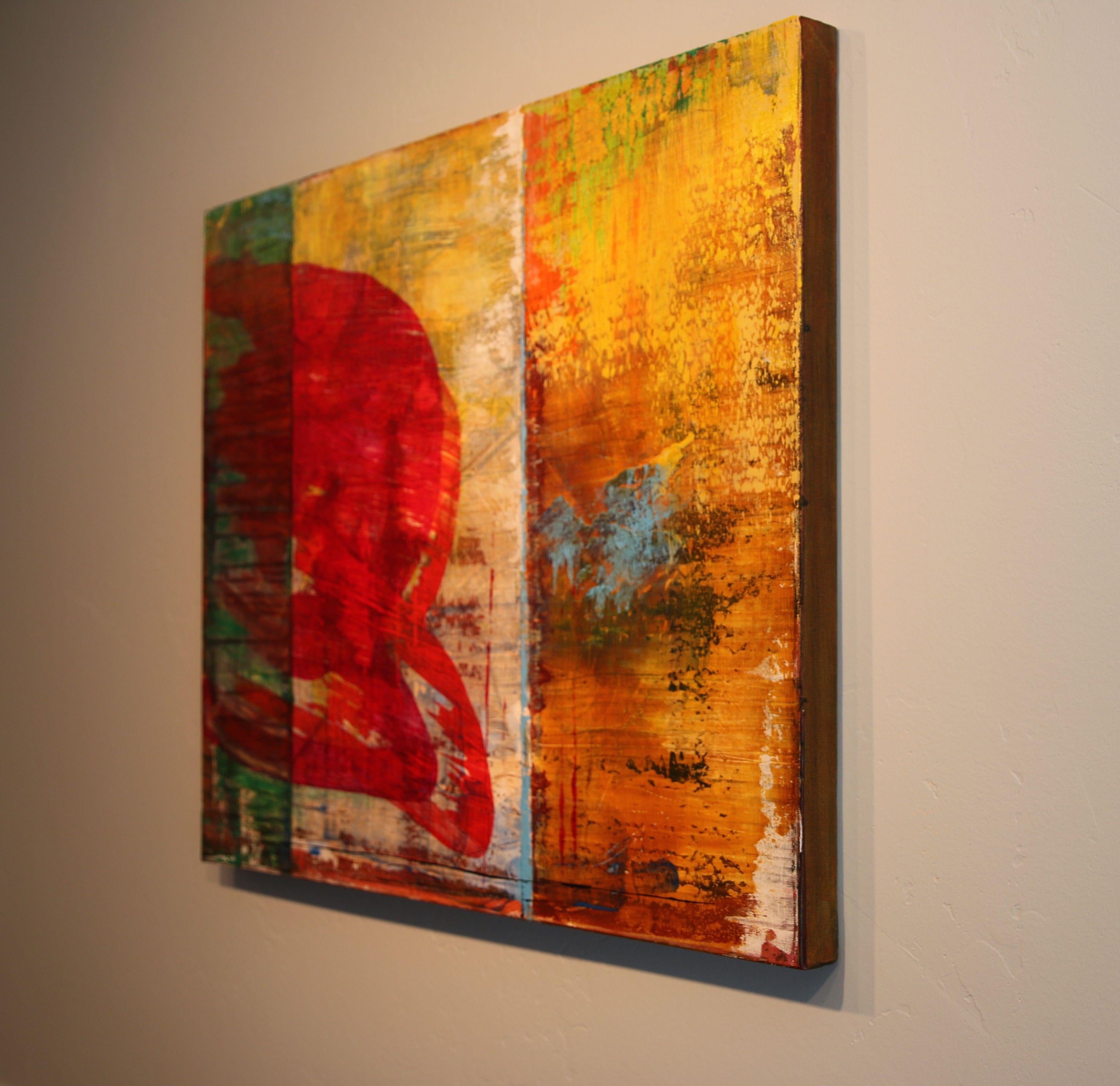 Dove e quando, Pittura, Acrilico su tela - Painting di Sheryl Tempchin