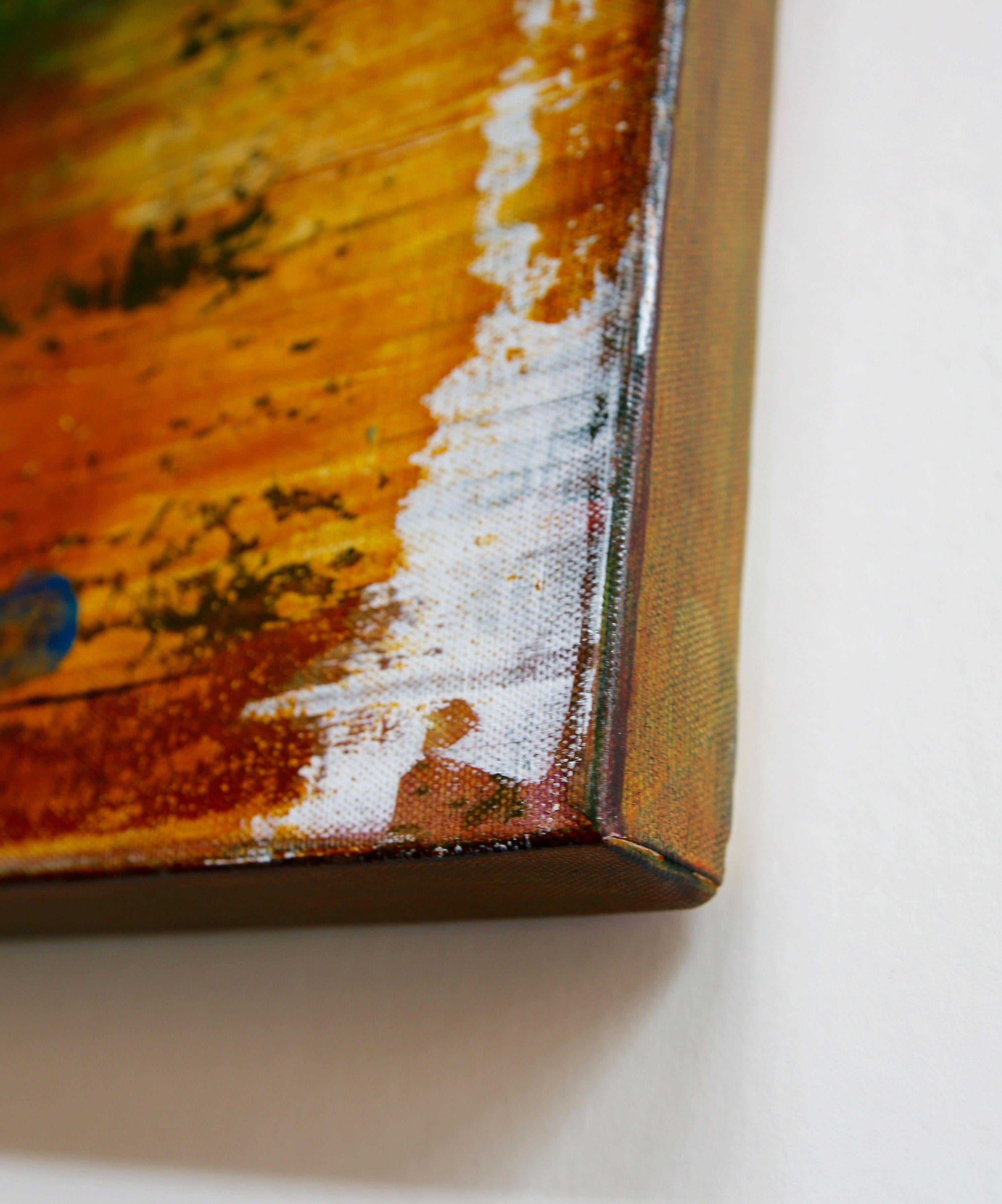 Dove e quando, Pittura, Acrilico su tela - Painting Astratto di Sheryl Tempchin