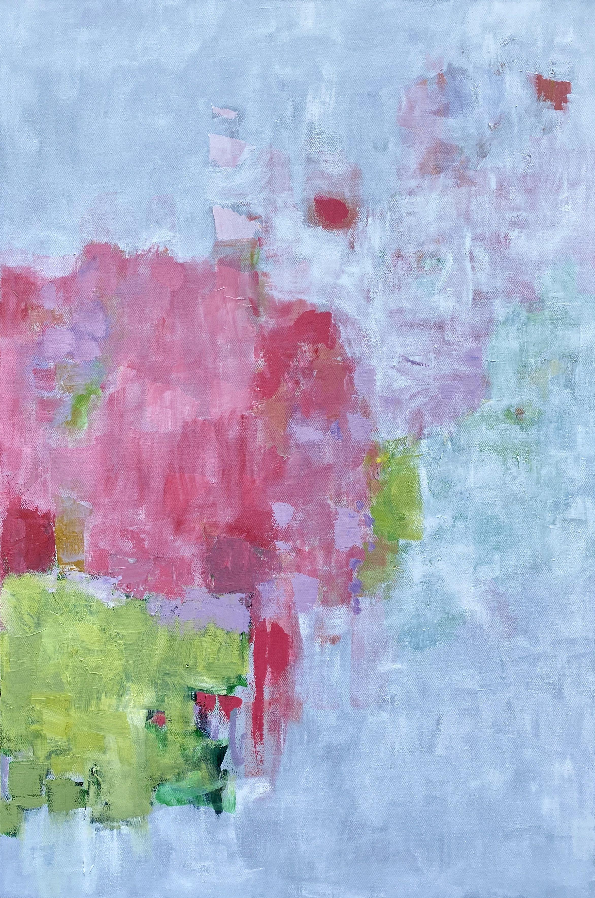 Abstract Painting di Sheryl Westergreen - Quince II, Pittura, Olio su tela