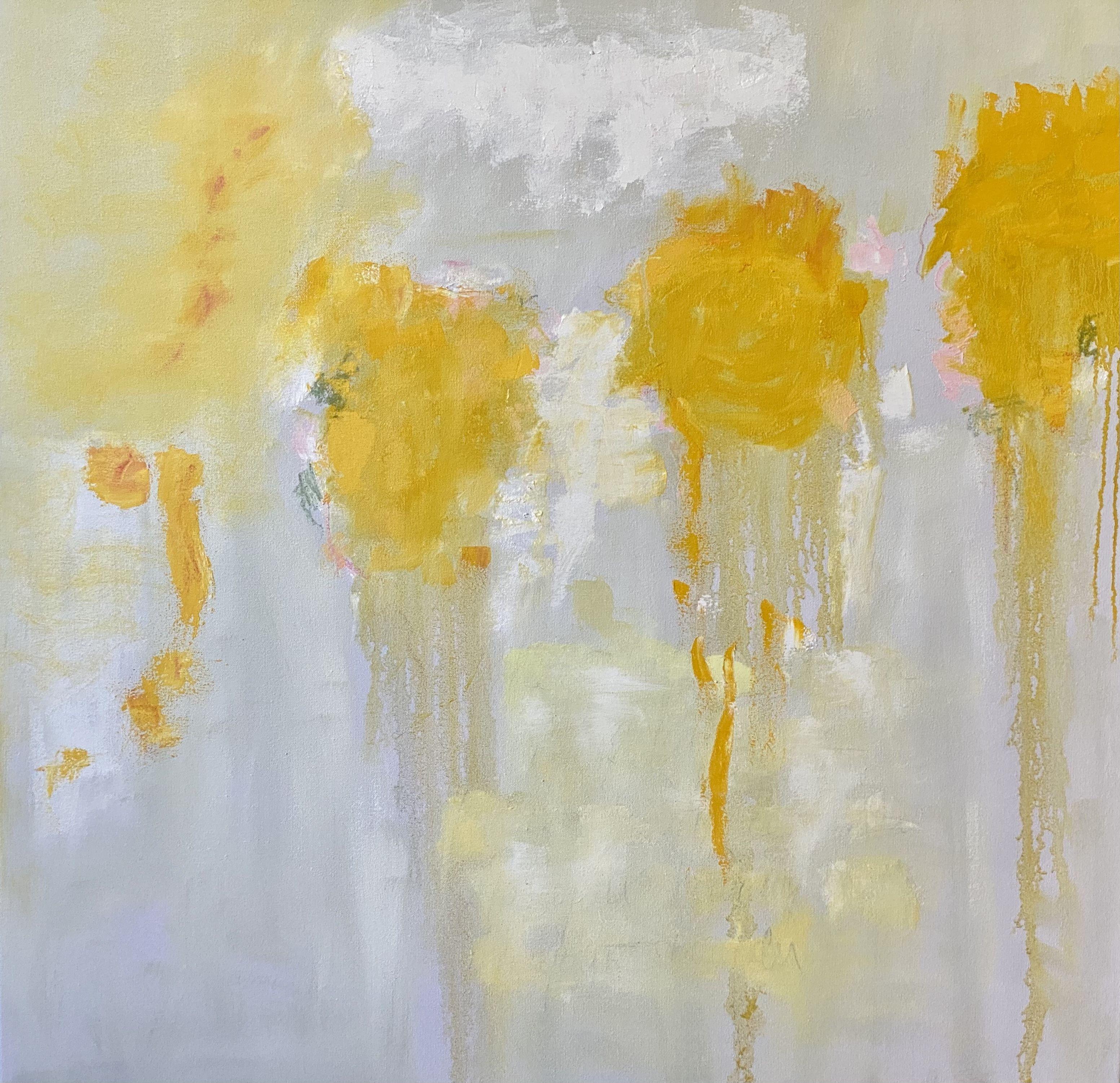 Abstract Painting di Sheryl Westergreen - L'orlo della passione IV, Pittura, Olio su tela
