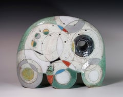 Abstract Ceramic Sculpture 'Cloud Walk'