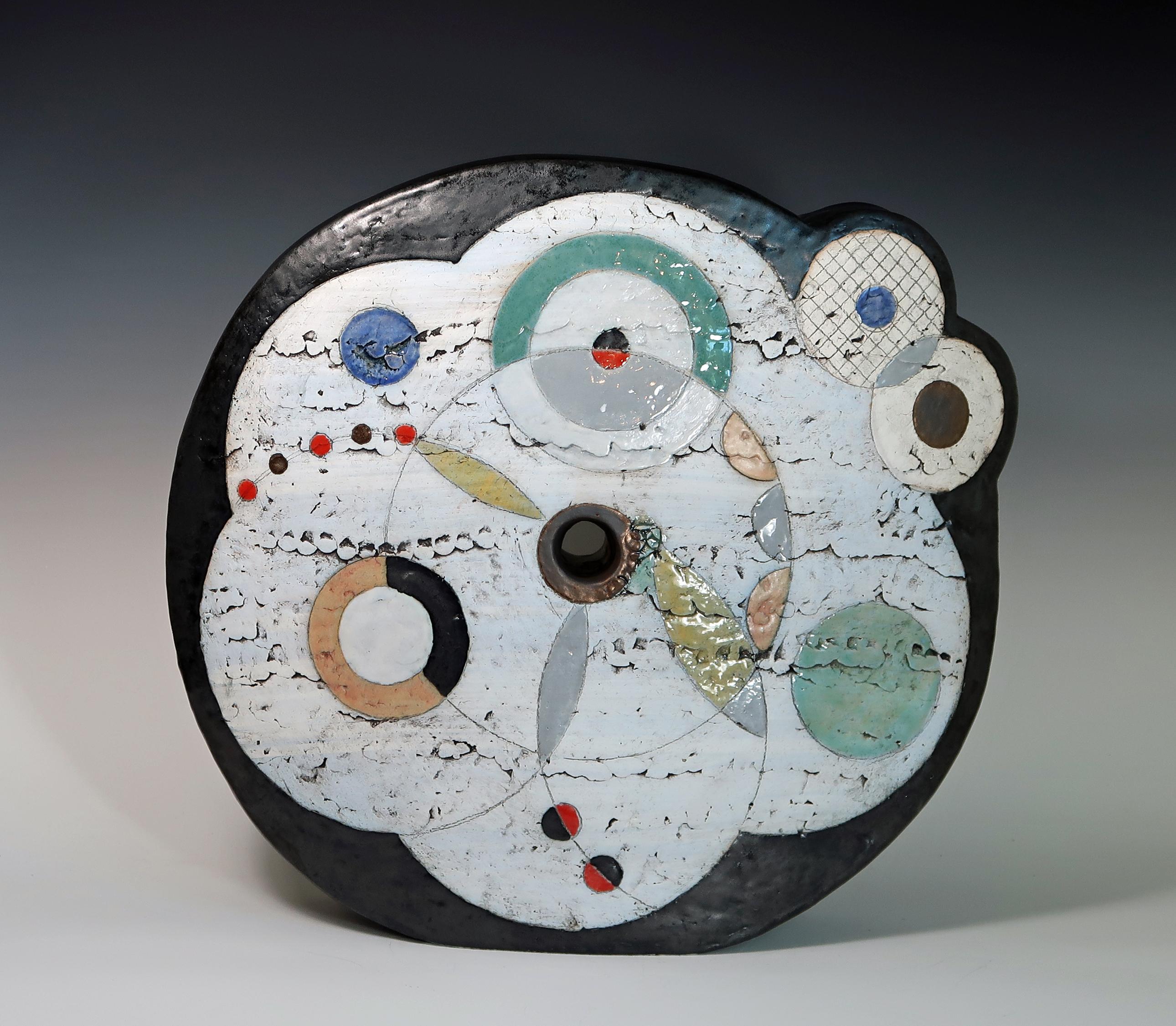 Sculpture abstraite en céramique 