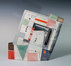 Abstract Ceramic Sculpture 'Movin and Groovin'